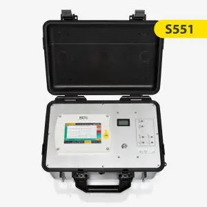 Suto S551-P4 Compressed Air Analyser 4-channel portable data recorder with S4A and CAA software included, 4 digital input channels, power cord, USB cable
