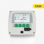 Suto S320 Display Solution for Sensors base unit, panel version, 1 SDI input for dew point/flow sensors, 1 analog input