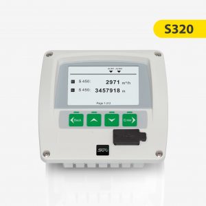 compressed air display solution for sensors s320